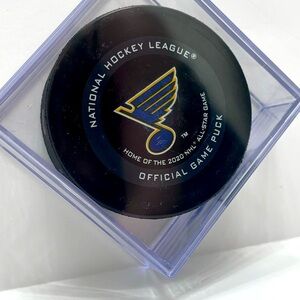 St. Louis Blues Official NHL Hockey Puck from the All-Star Game